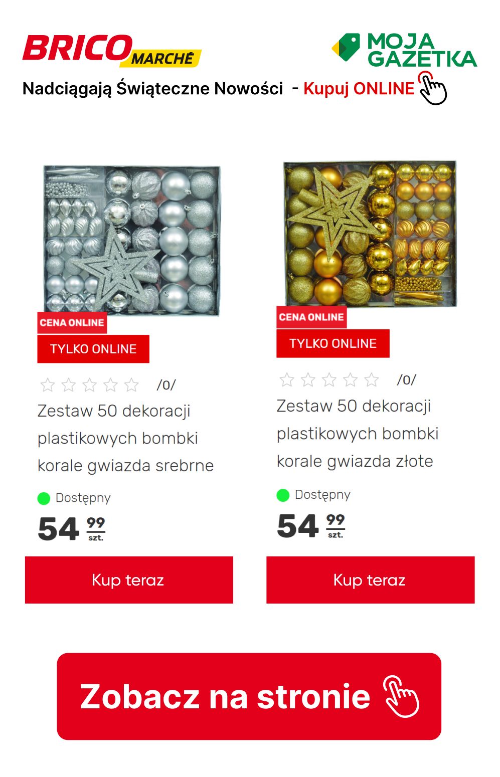 gazetka promocyjna BRICOMARCHE Nadciągają Świąteczne Nowości! Sprawdź świąteczne produkty w SUPER CENACH! - Strona 14