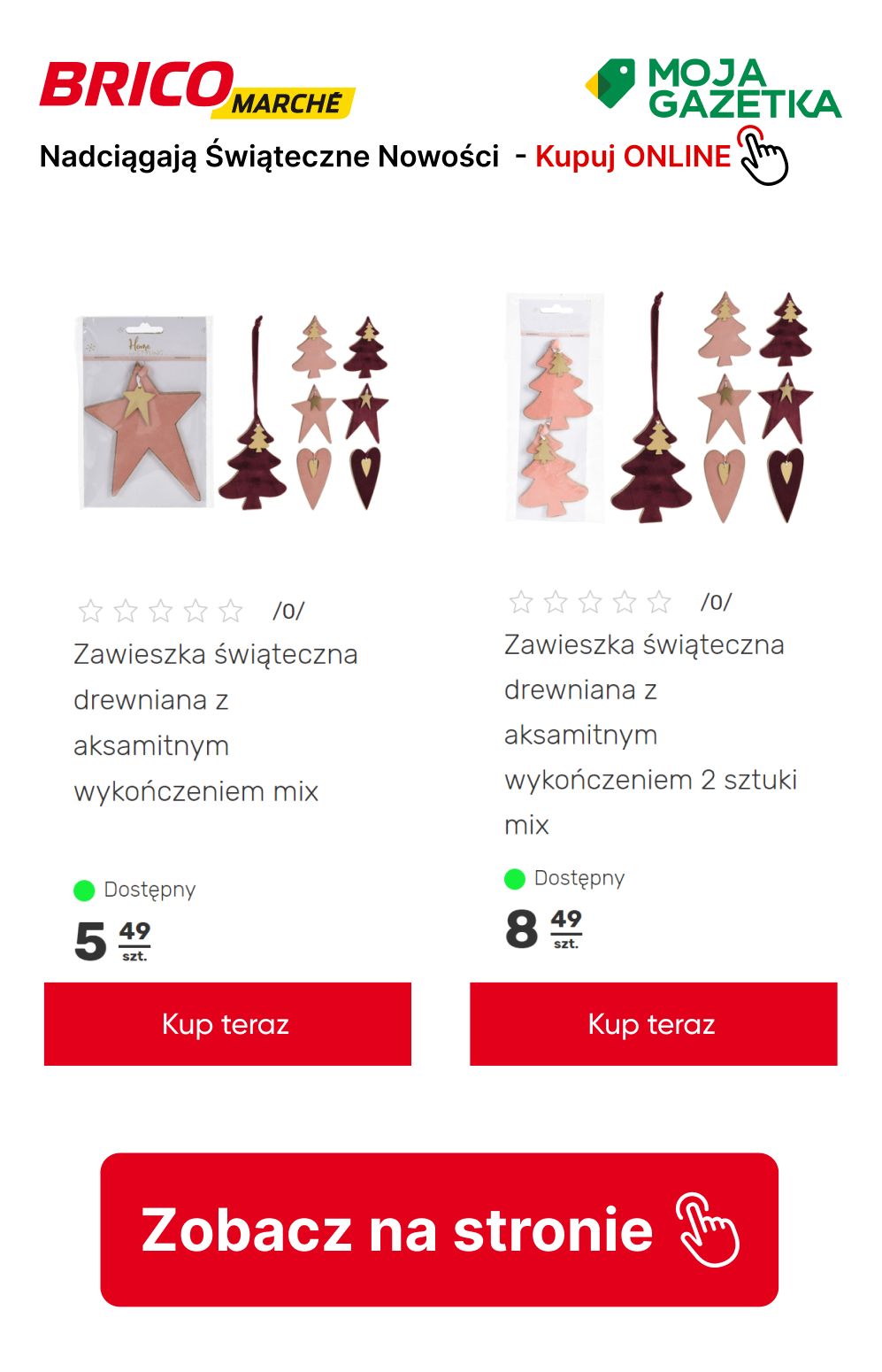 gazetka promocyjna BRICOMARCHE Nadciągają Świąteczne Nowości! Sprawdź świąteczne produkty w SUPER CENACH! - Strona 15