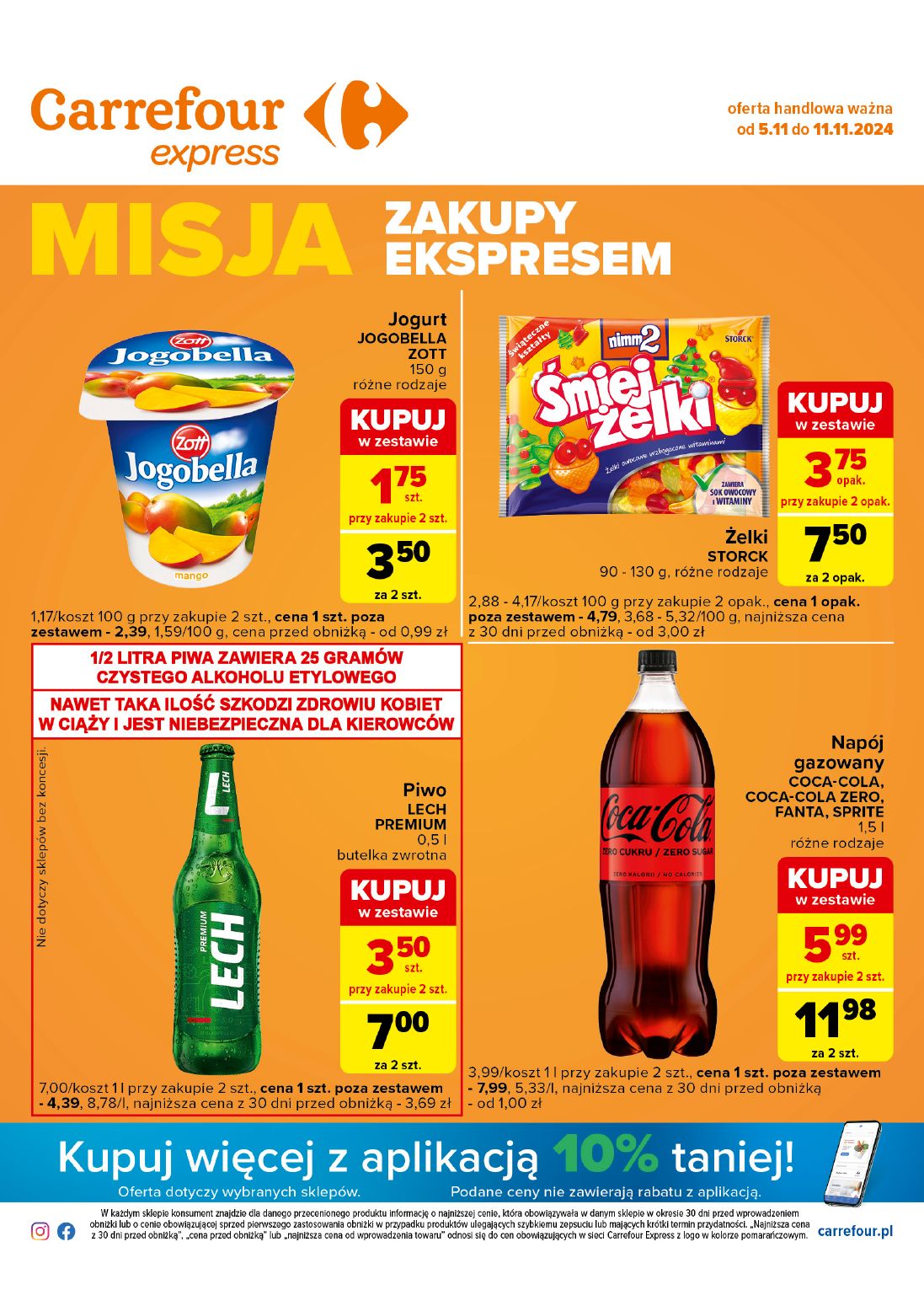 gazetka promocyjna Carrefour Express Zakupy ekspresem - Strona 1