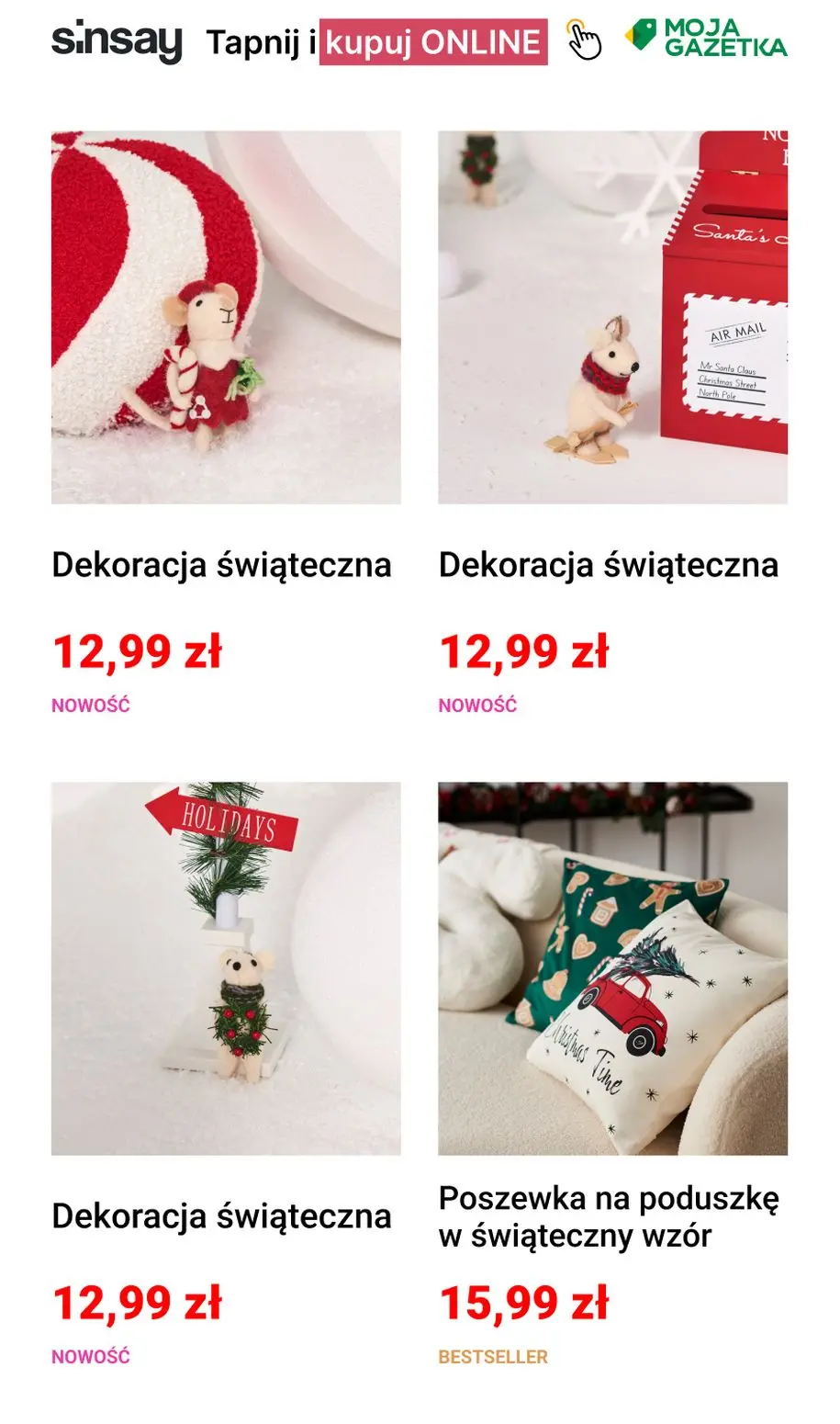 gazetka promocyjna Sinsay Wymarzone Święta z Sinsay 🎄 - Strona 3