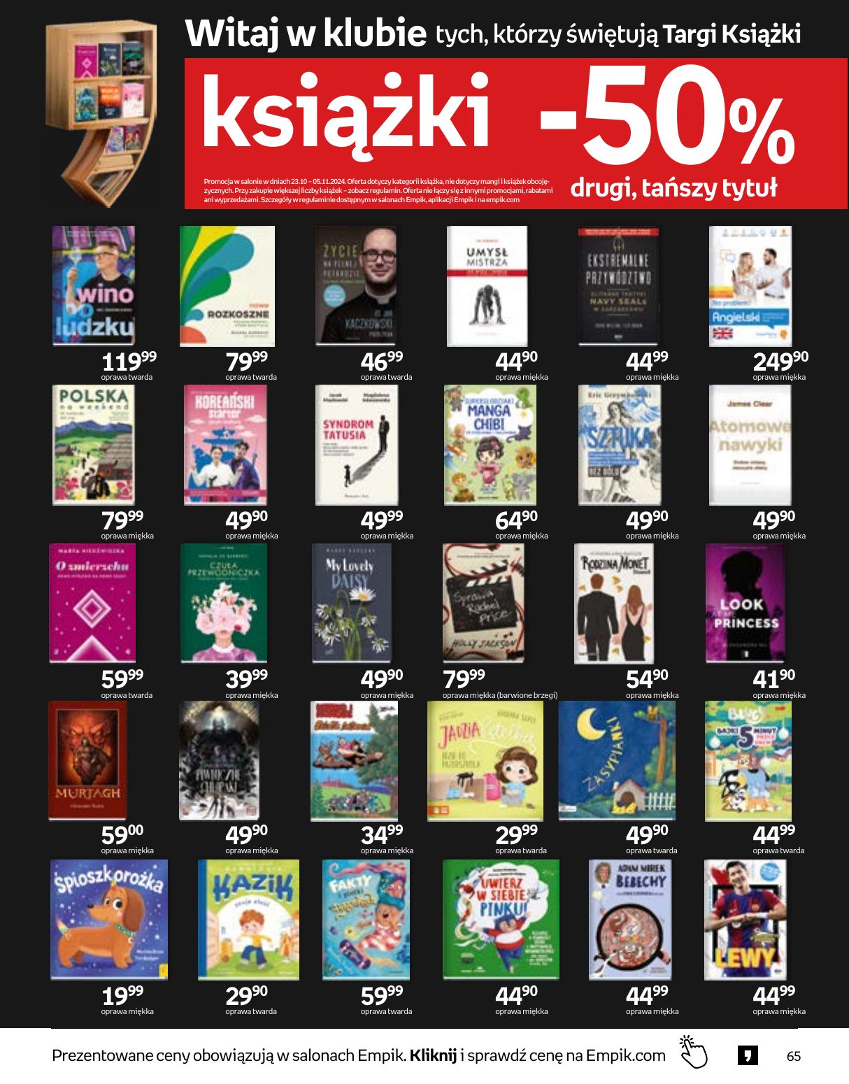 gazetka promocyjna Empik Witaj w klubie - Strona 65