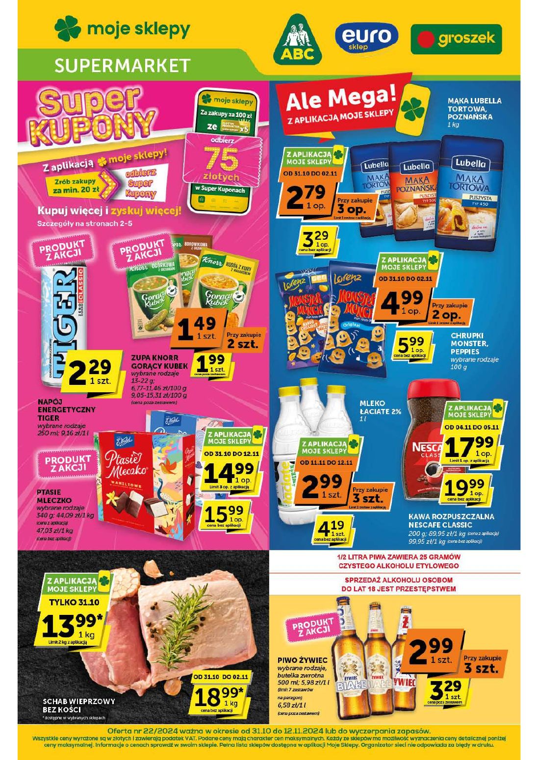 gazetka promocyjna groszek Supermarket - Strona 1