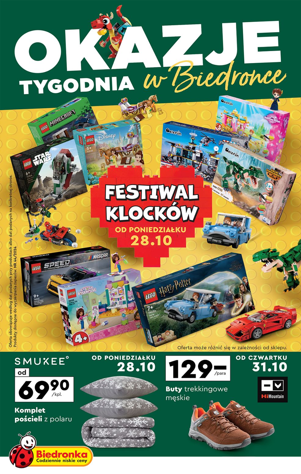 gazetka promocyjna Biedronka Okazje tygodnia, od poniedziałku - Strona 1