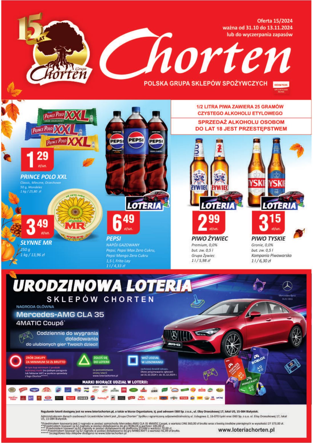 gazetka promocyjna Chorten Podlaskie - minimarket - Strona 1