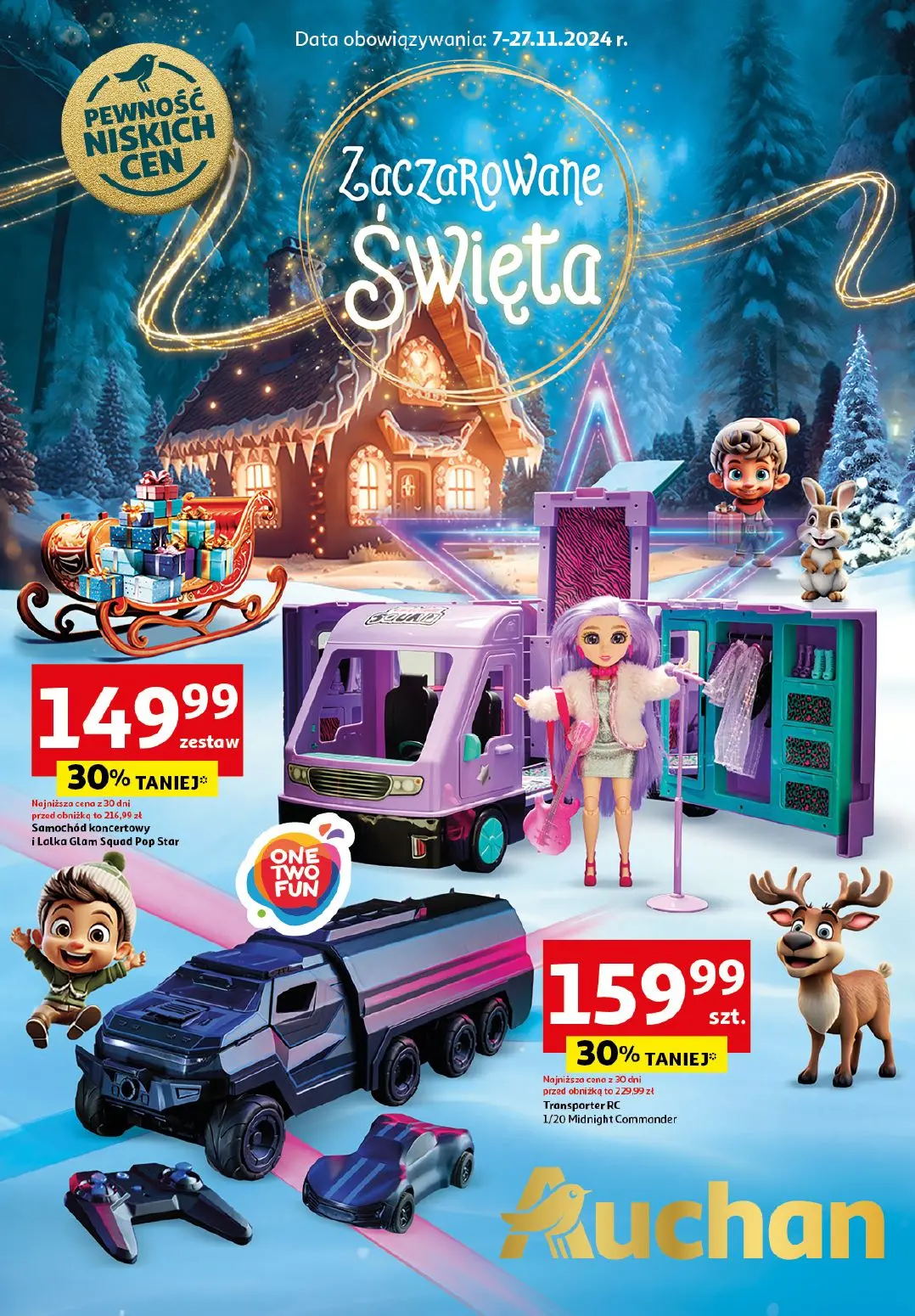 gazetka promocyjna Auchan Zaczarowane Święta - Strona 1