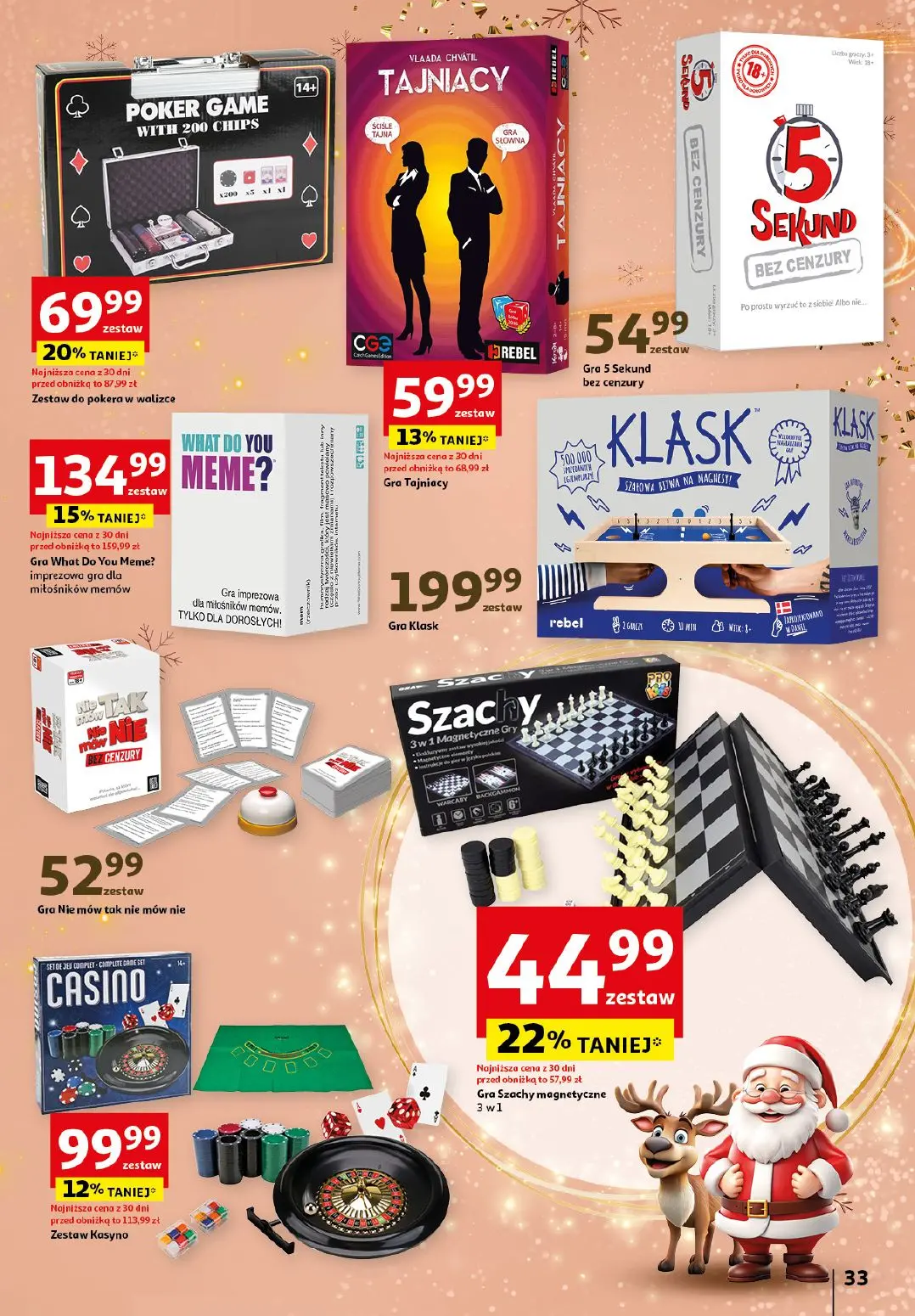 gazetka promocyjna Auchan Zaczarowane Święta - Strona 33