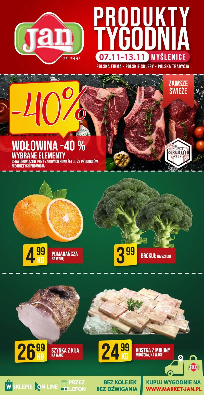 gazetka promocyjna Jan Myślenice - Strona 1