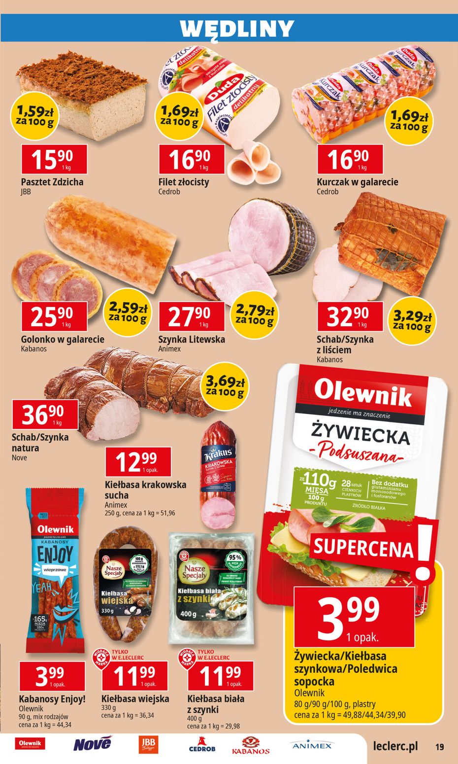 gazetka promocyjna E.Leclerc Wybór w dobrej cenie - Strona 19