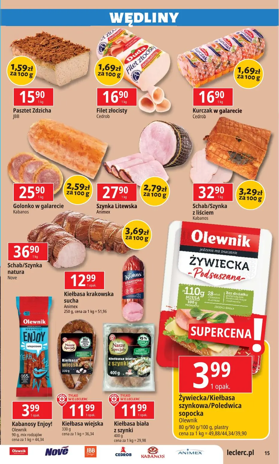 gazetka promocyjna E.Leclerc Wybór w dobrej cenie - Strona 15