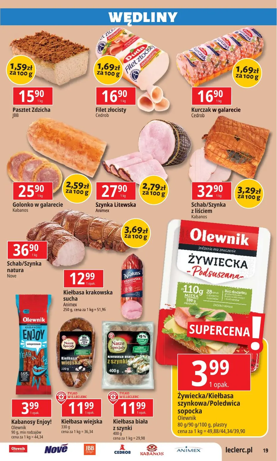 gazetka promocyjna E.Leclerc Wybór w dobrej cenie - wersja rozszerzona - Strona 19