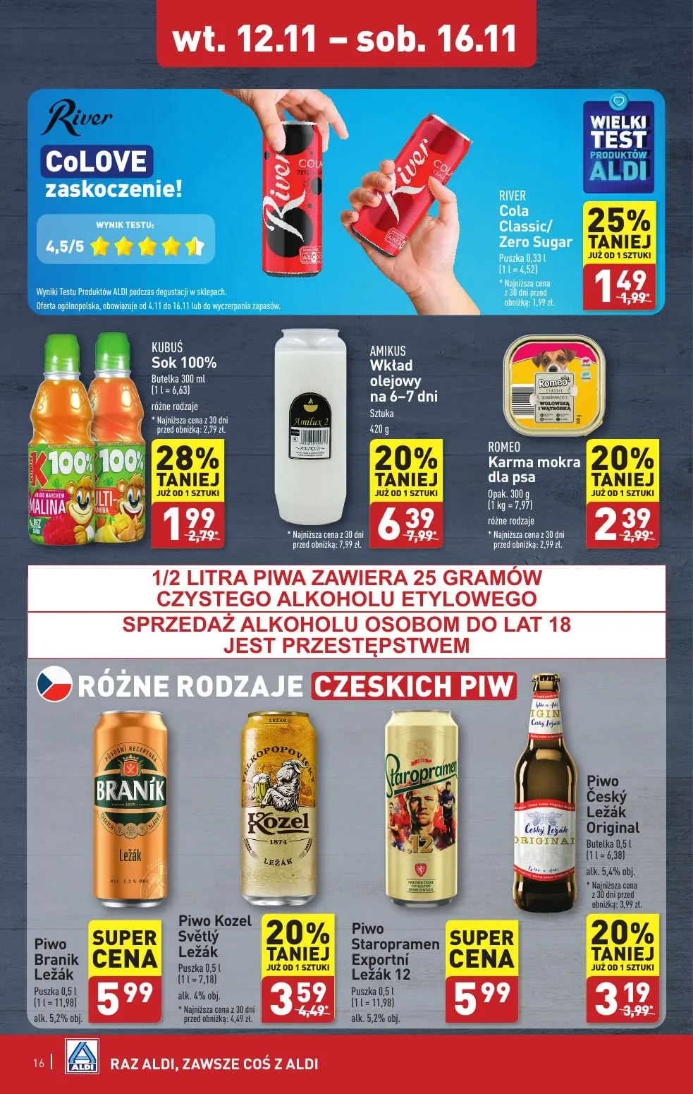 gazetka promocyjna ALDI Raz ALDI, zawsze coś z ALDI - Strona 16