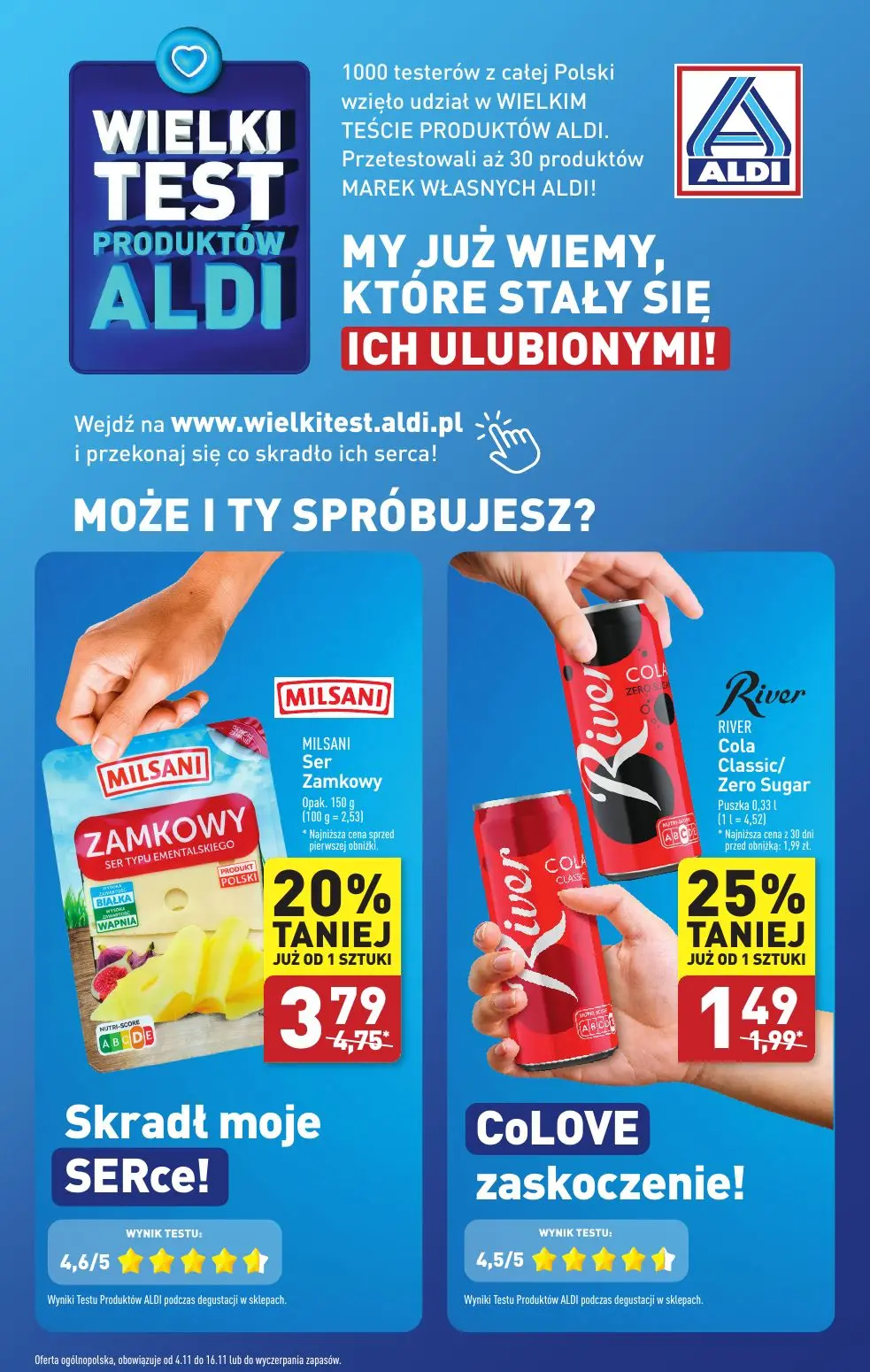 gazetka promocyjna ALDI Wielki test produktów ALDI - Strona 1