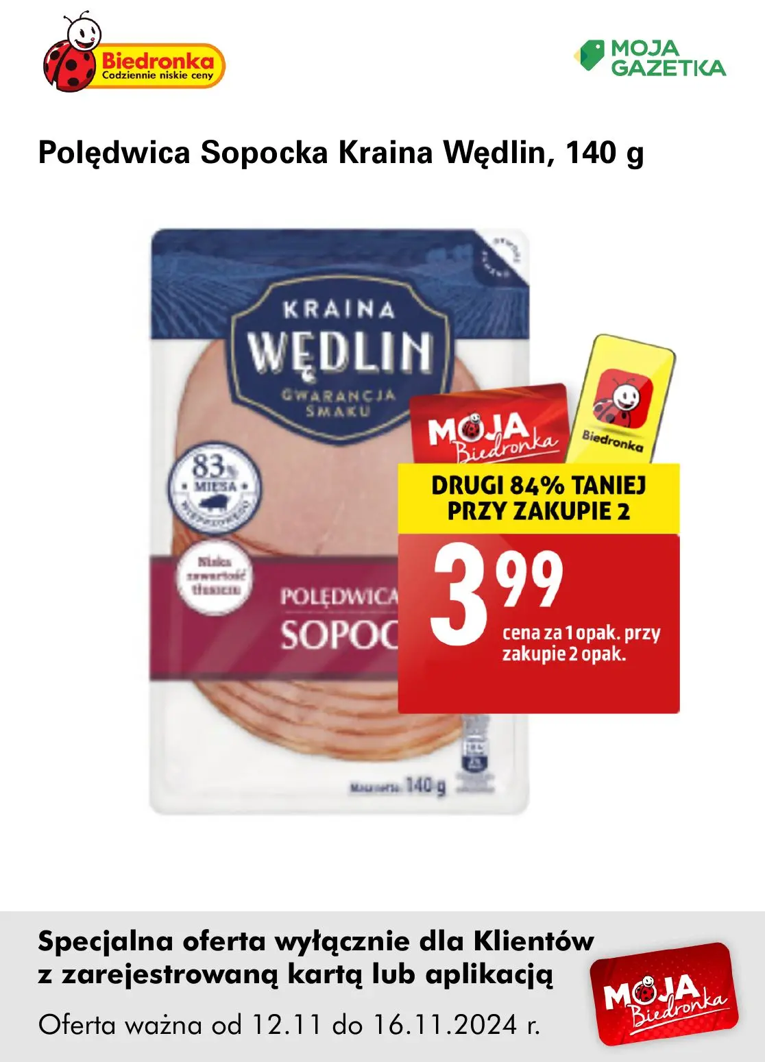 gazetka promocyjna Biedronka Oferta z kartą Moja Biedronka - Strona 6