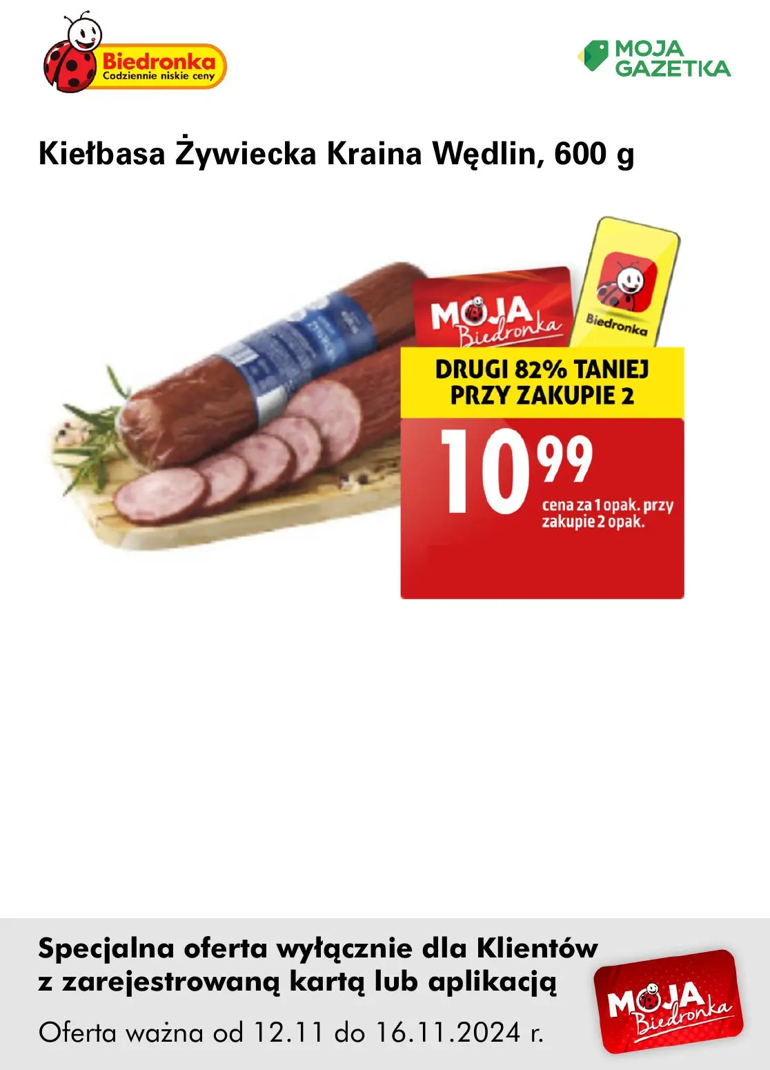 gazetka promocyjna Biedronka Oferta z kartą Moja Biedronka - Strona 7