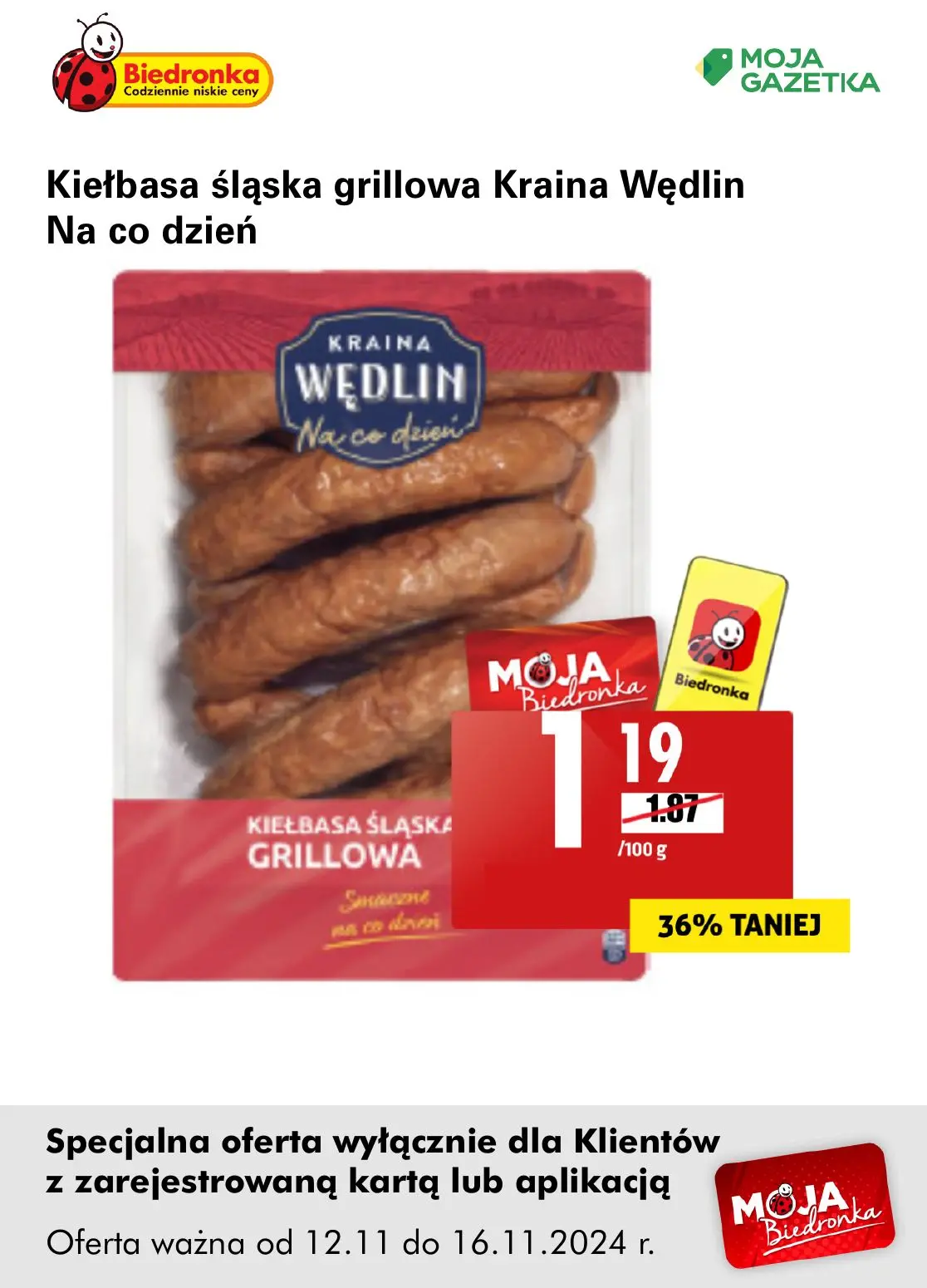 gazetka promocyjna Biedronka Oferta z kartą Moja Biedronka - Strona 12