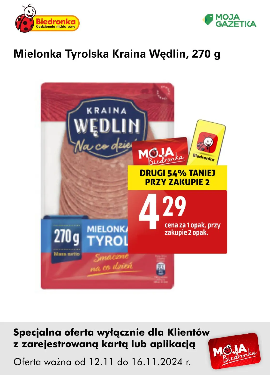 gazetka promocyjna Biedronka Oferta z kartą Moja Biedronka - Strona 13