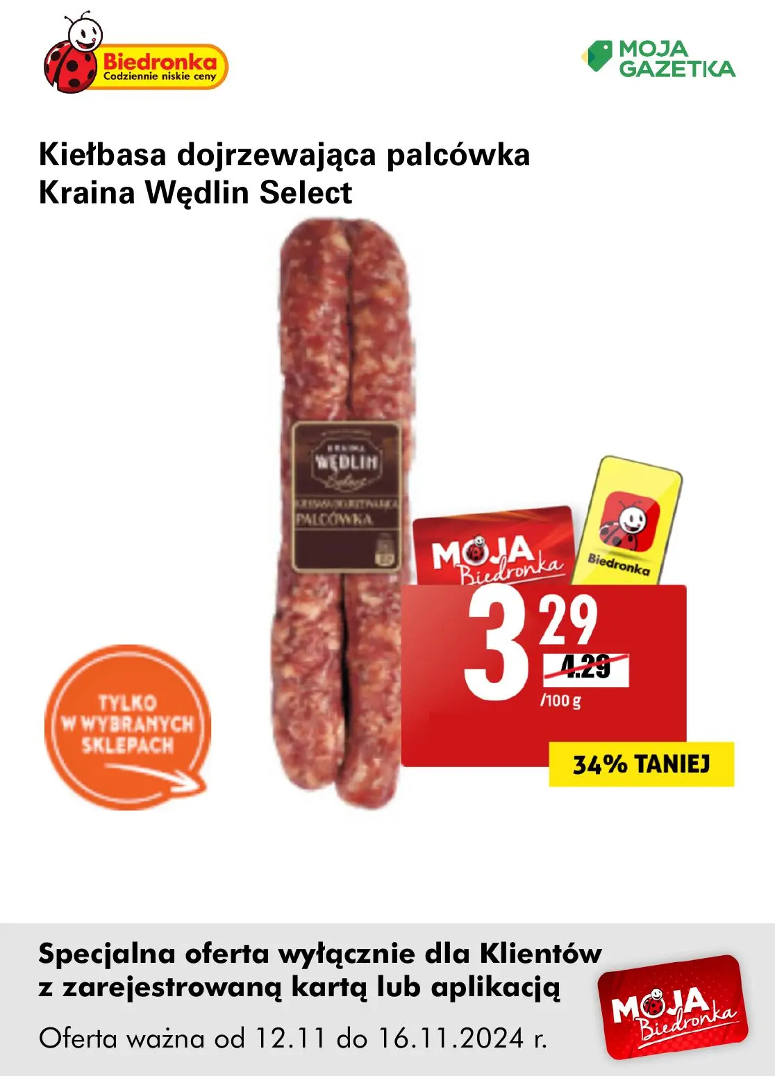 gazetka promocyjna Biedronka Oferta z kartą Moja Biedronka - Strona 14