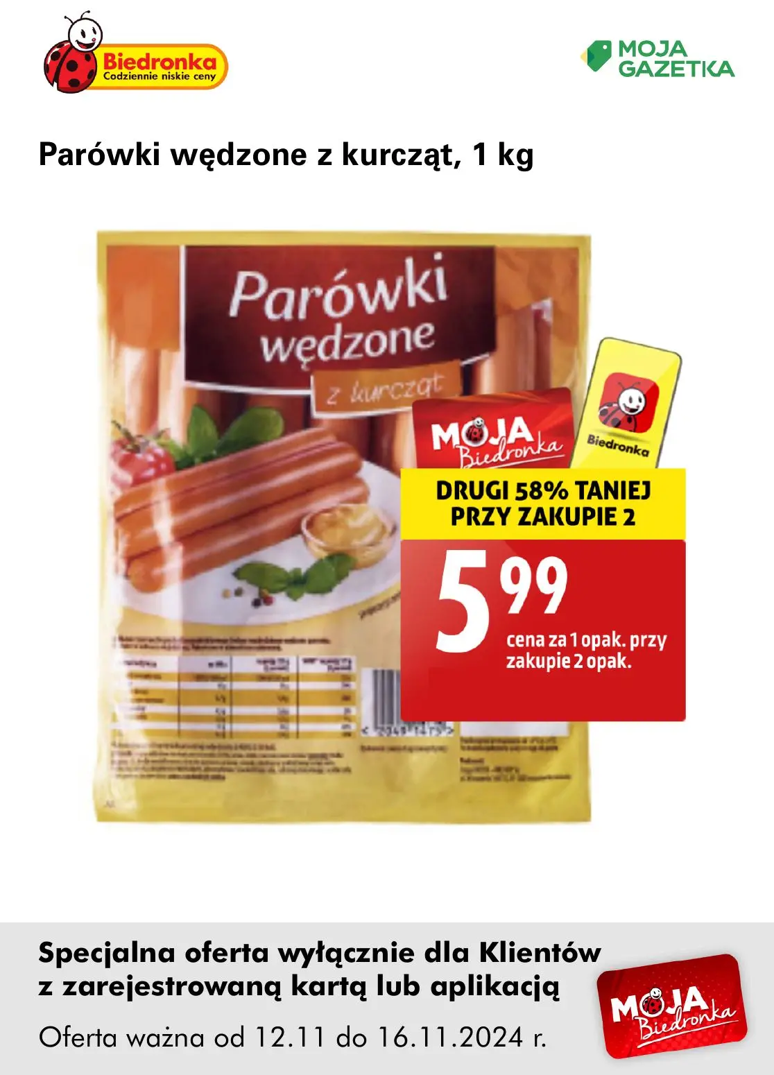 gazetka promocyjna Biedronka Oferta z kartą Moja Biedronka - Strona 15