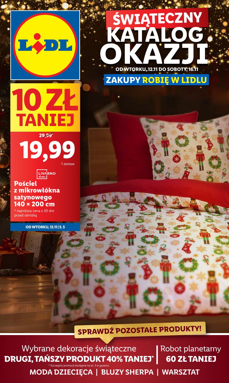 gazetka promocyjna LIDL Świąteczny Katalog okazji - Strona 1