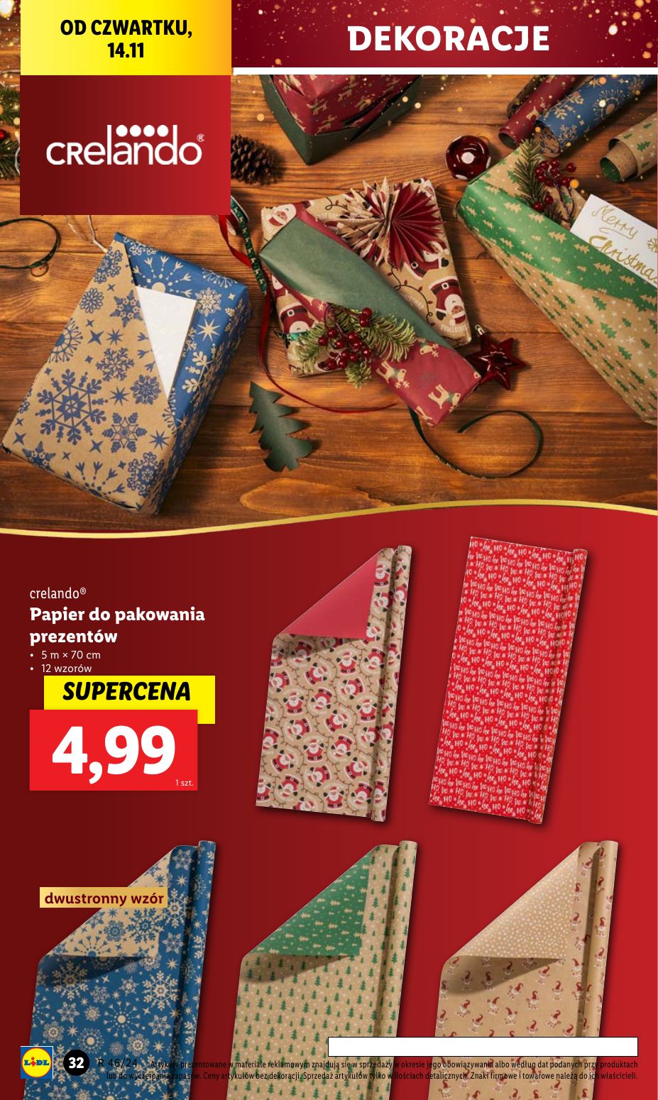 gazetka promocyjna LIDL Świąteczny Katalog okazji - Strona 32