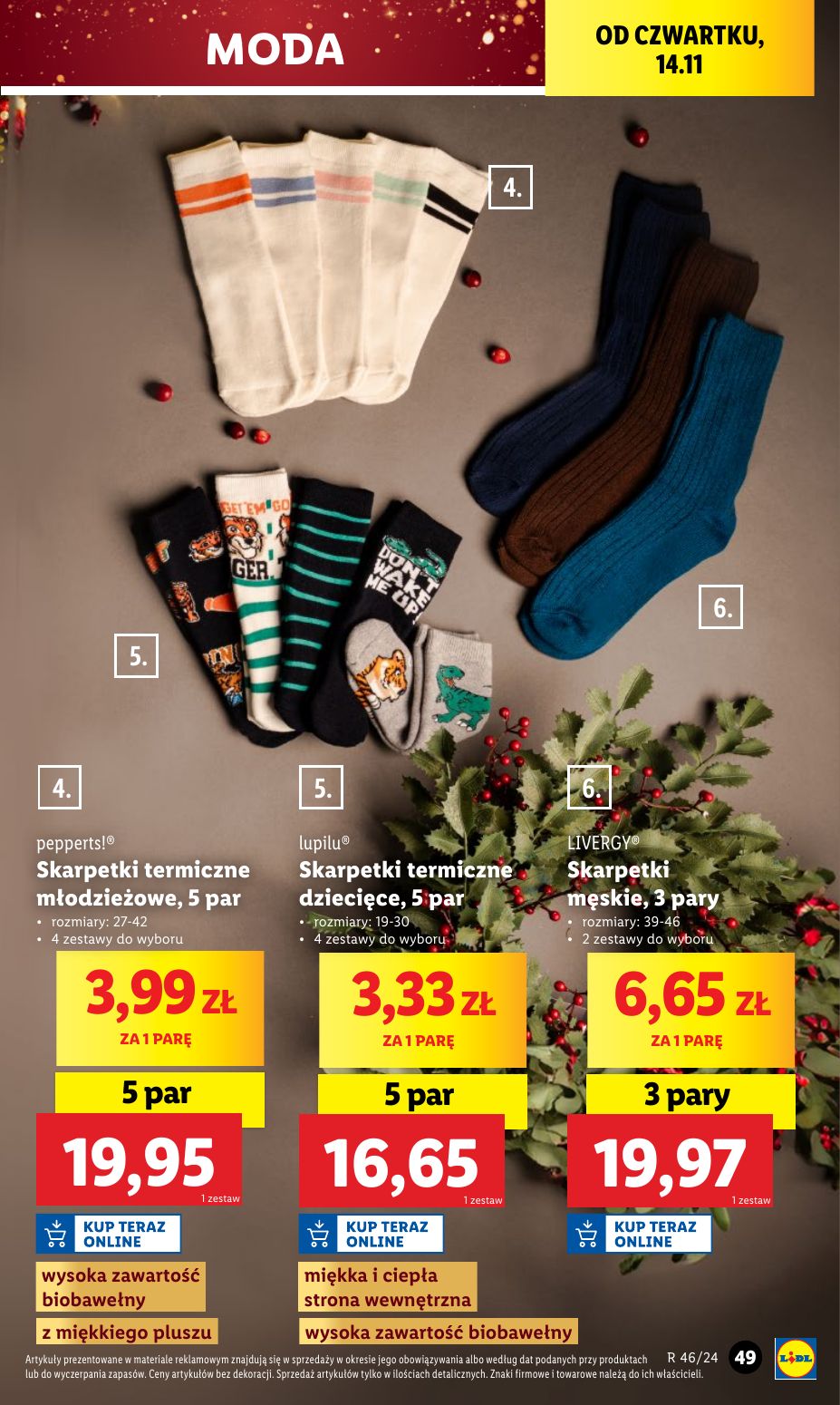 gazetka promocyjna LIDL Świąteczny Katalog okazji - Strona 51