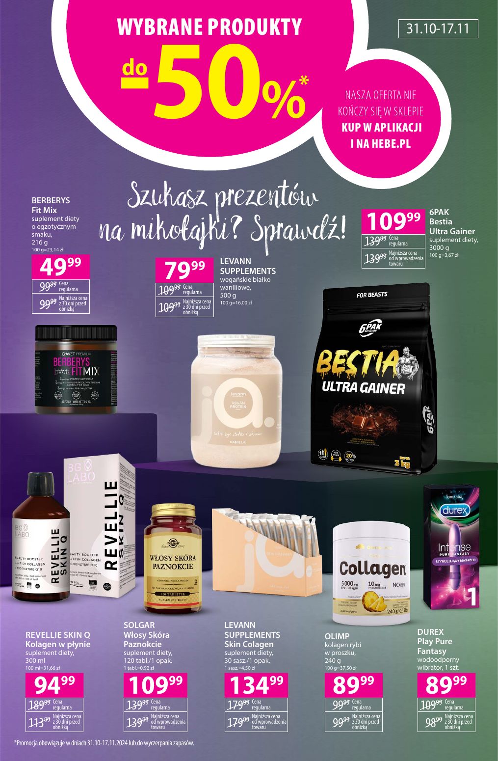 gazetka promocyjna hebe Black month - Strona 17