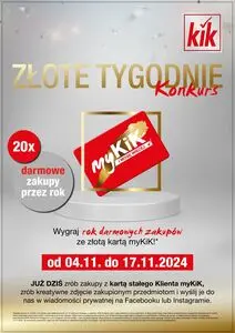 Gazetka promocyjna kik, ważna od 2024-11-04 do 2024-11-17.