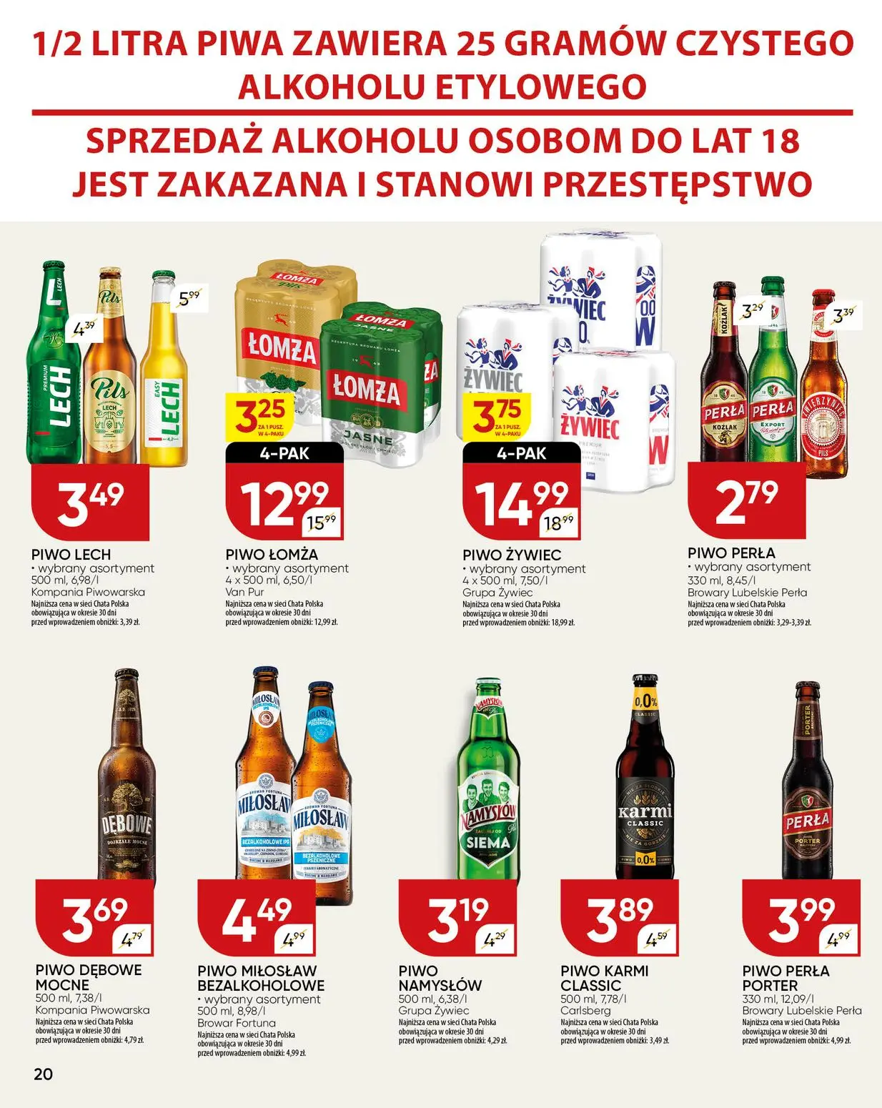 gazetka promocyjna Chata Polska  - Strona 20