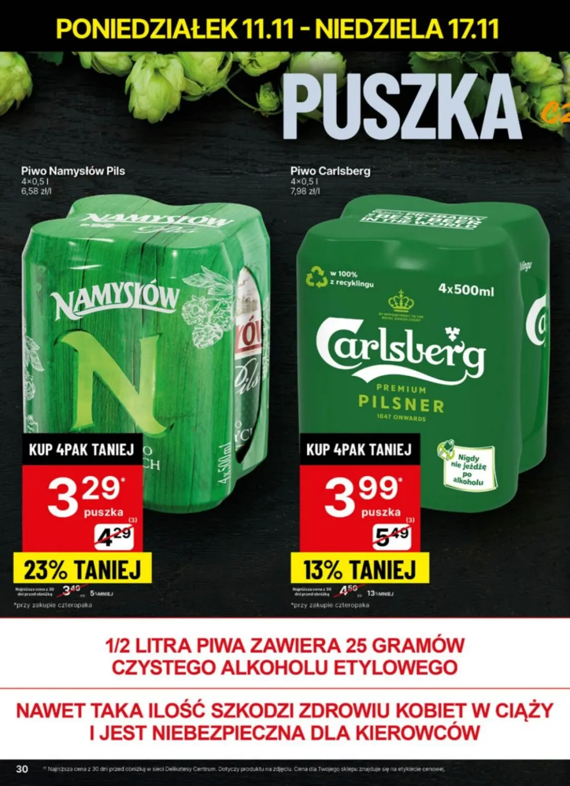 gazetka promocyjna Delikatesy Centrum Od poniedziałku - Strona 30