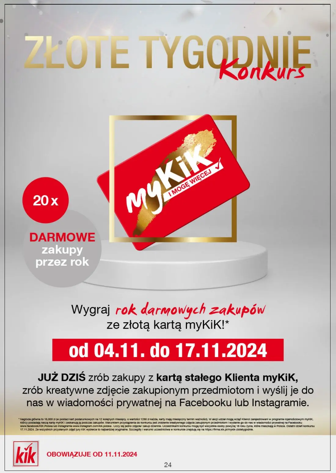 gazetka promocyjna kik Więcej Świątecznej magii - Strona 24