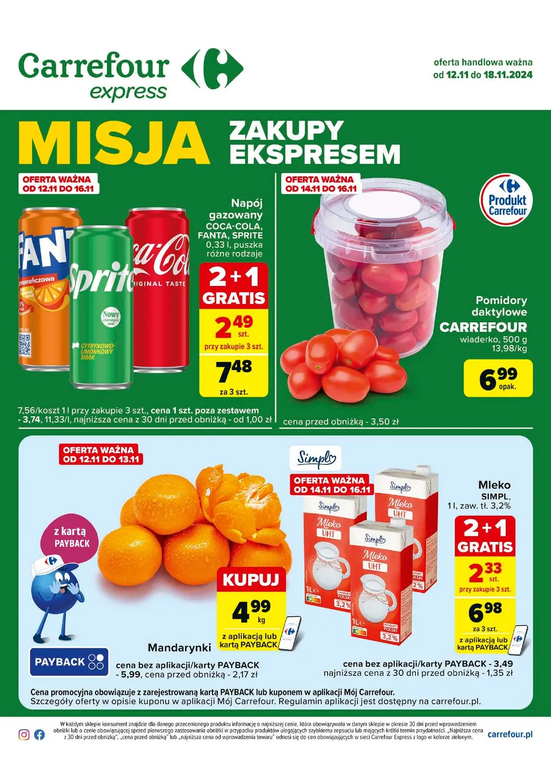 gazetka promocyjna Carrefour Express Zakupy ekspresem - Strona 1