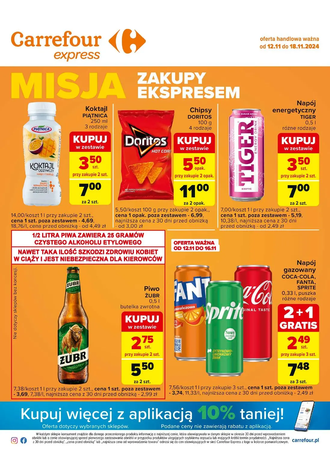 gazetka promocyjna Carrefour Express Zakupy ekspresem - Strona 1