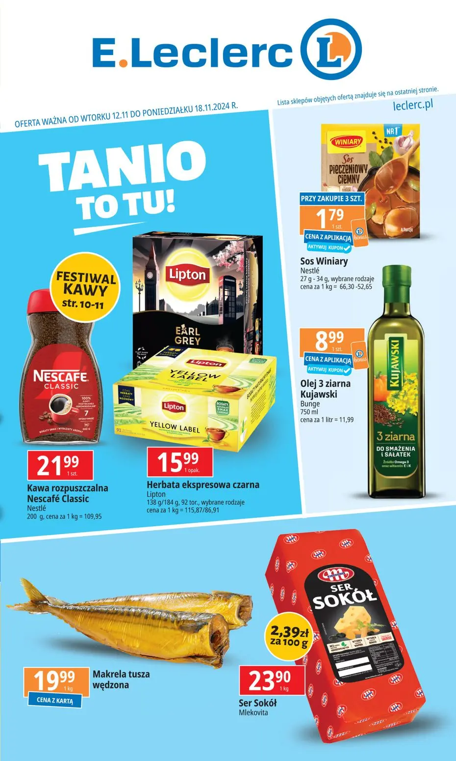 gazetka promocyjna E.Leclerc Tanio to tu - Strona 1