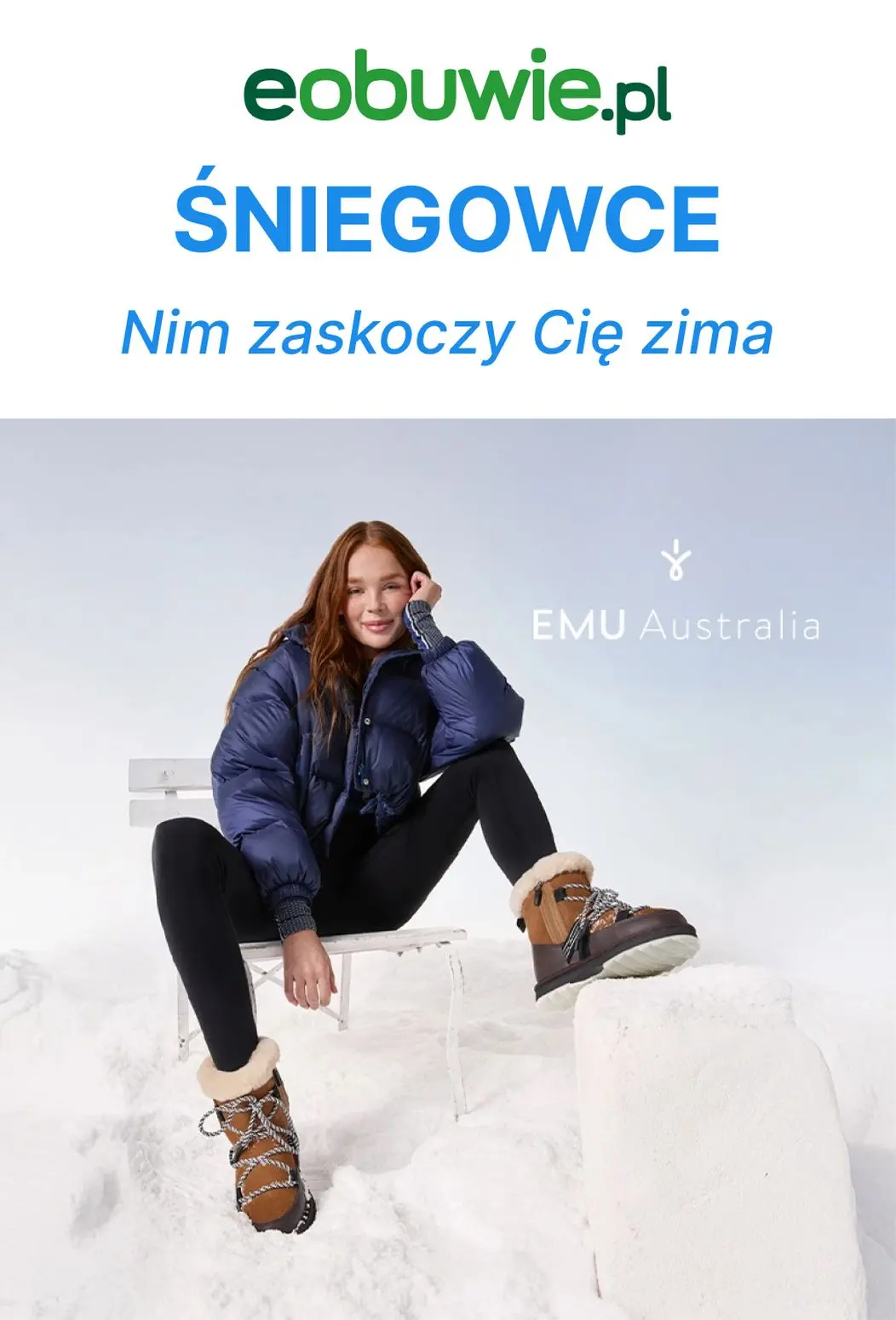 gazetka promocyjna eobuwie.pl ŚNIEGOWCE – Nie daj zaskoczyć się zimie! - Strona 1