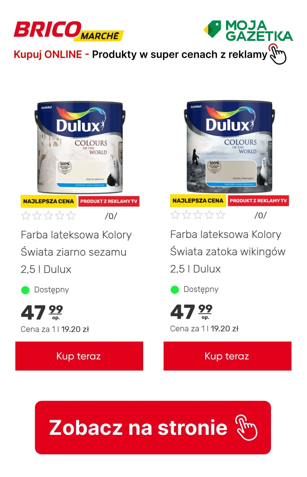 gazetka promocyjna BRICOMARCHE Sprawdź PRODUKTY Z REKLAMY w super cenach! - Strona 4