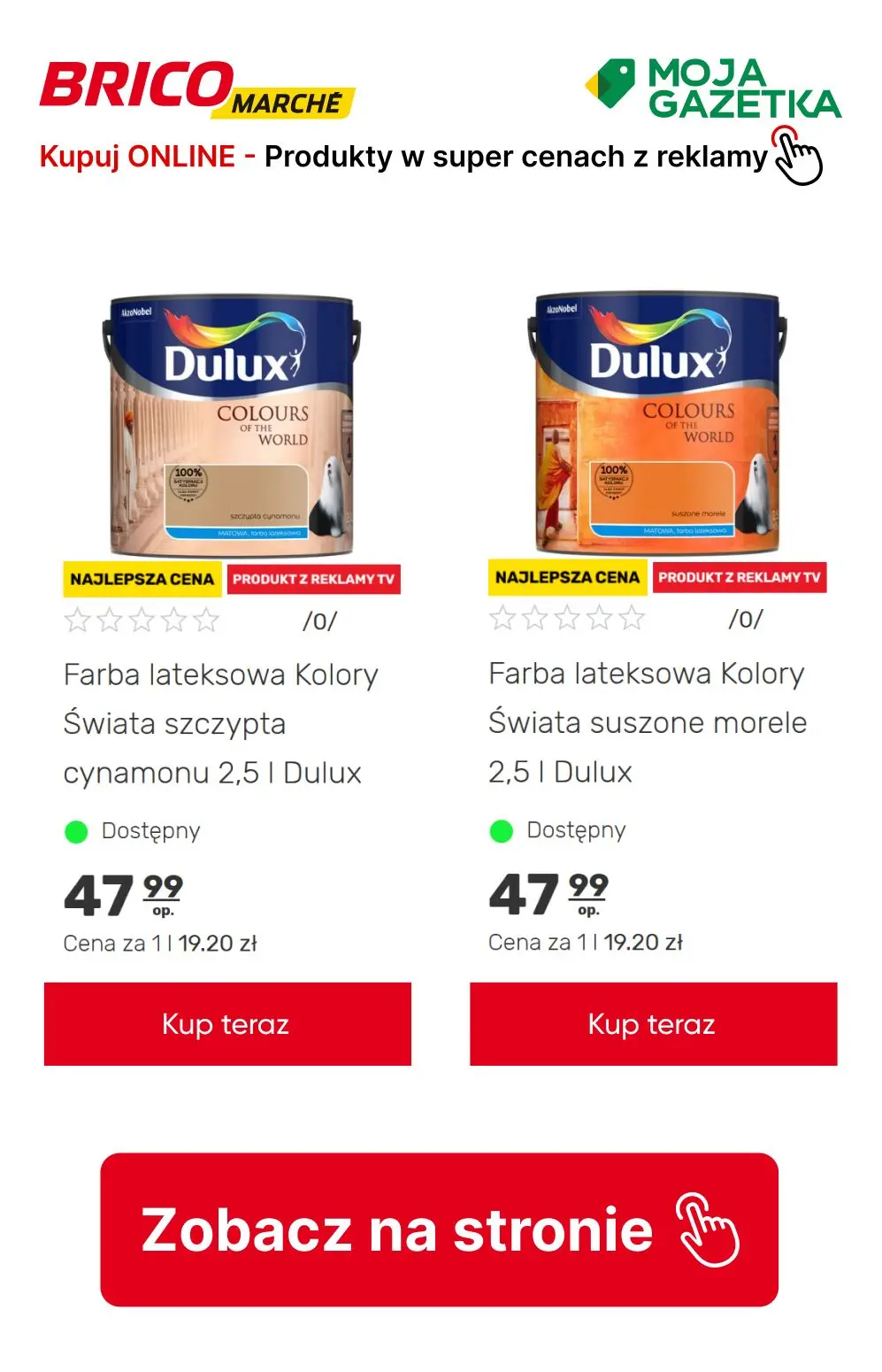 gazetka promocyjna BRICOMARCHE Sprawdź PRODUKTY Z REKLAMY w super cenach! - Strona 6