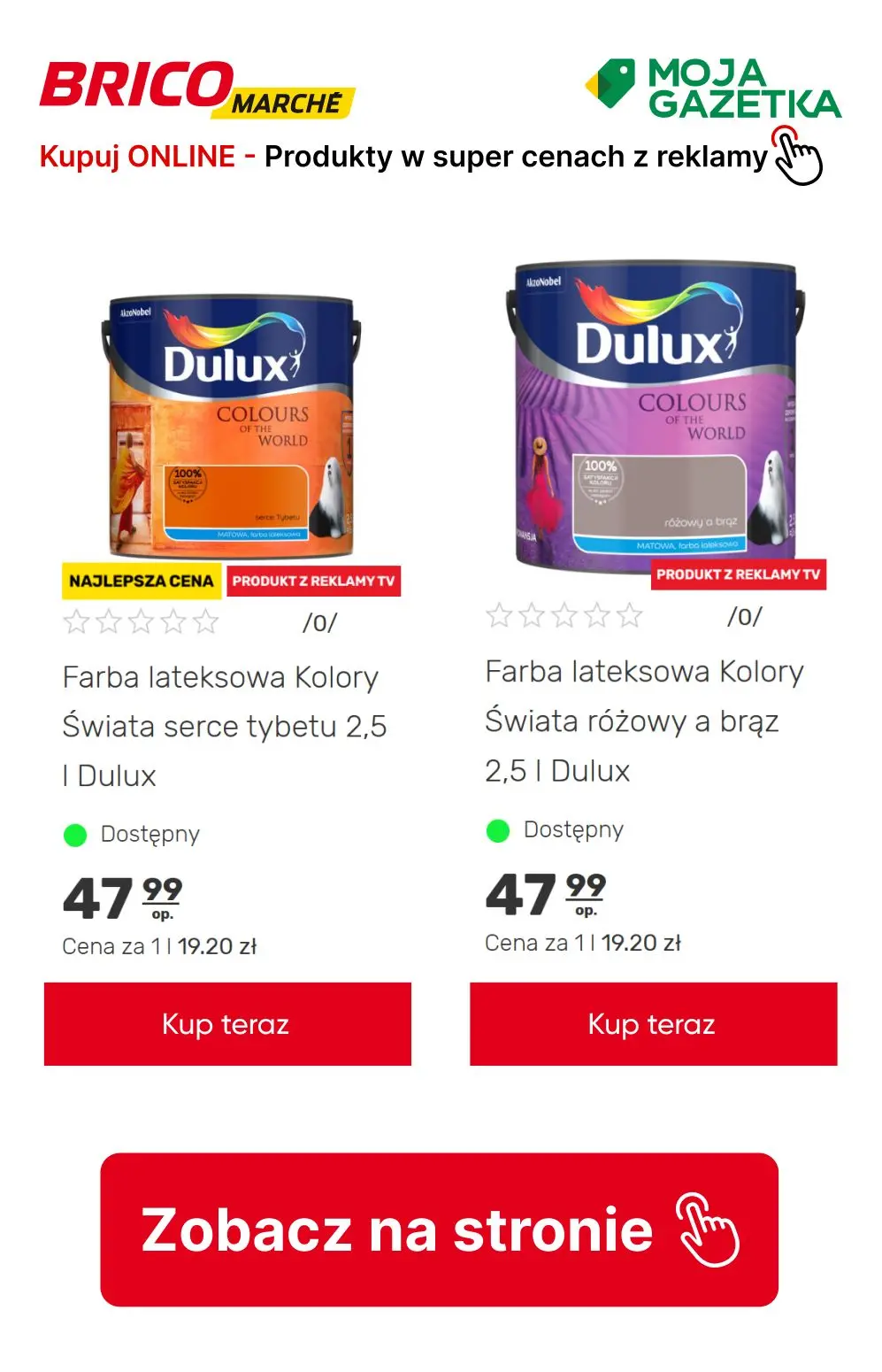 gazetka promocyjna BRICOMARCHE Sprawdź PRODUKTY Z REKLAMY w super cenach! - Strona 10