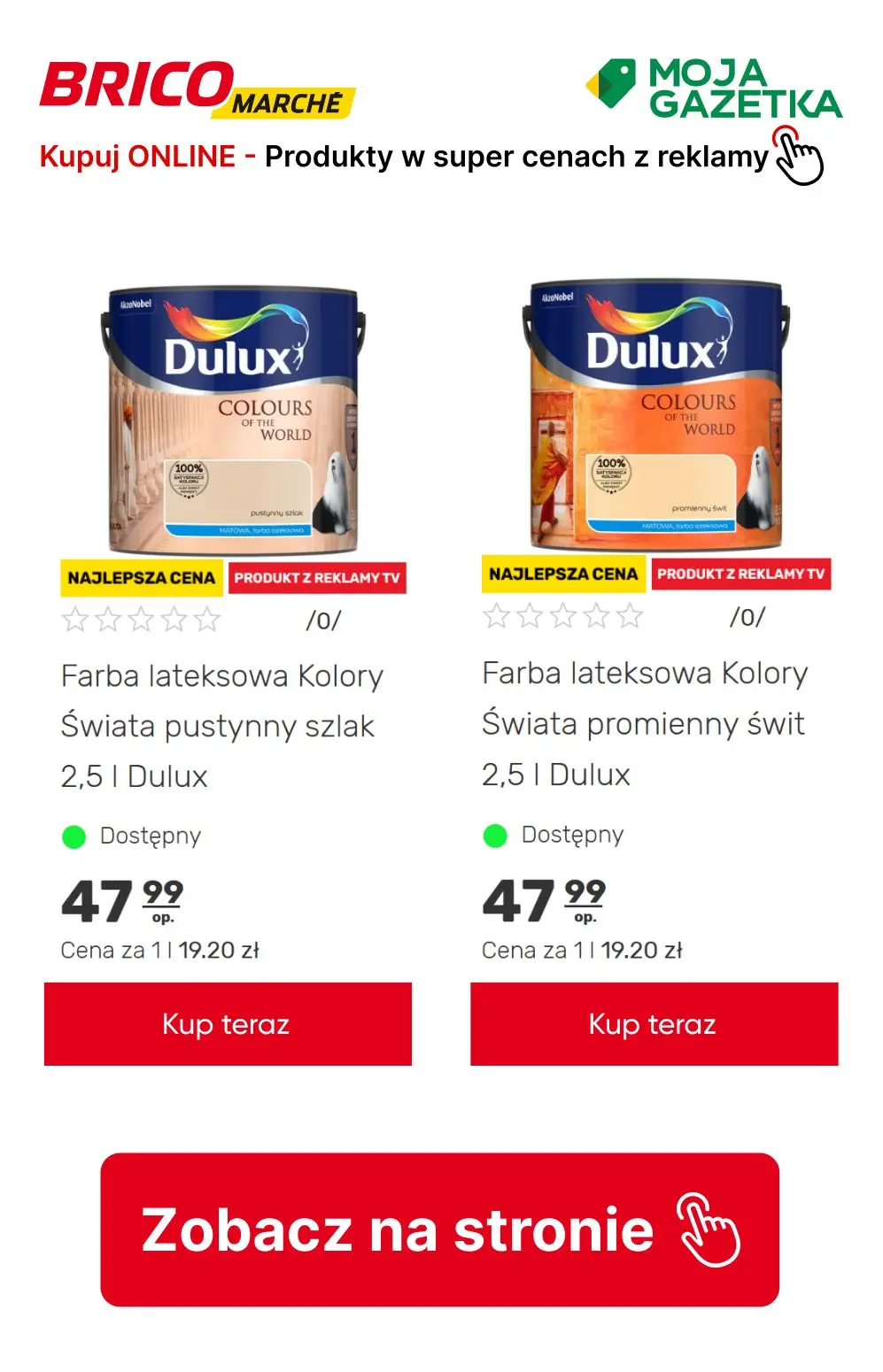 gazetka promocyjna BRICOMARCHE Sprawdź PRODUKTY Z REKLAMY w super cenach! - Strona 12