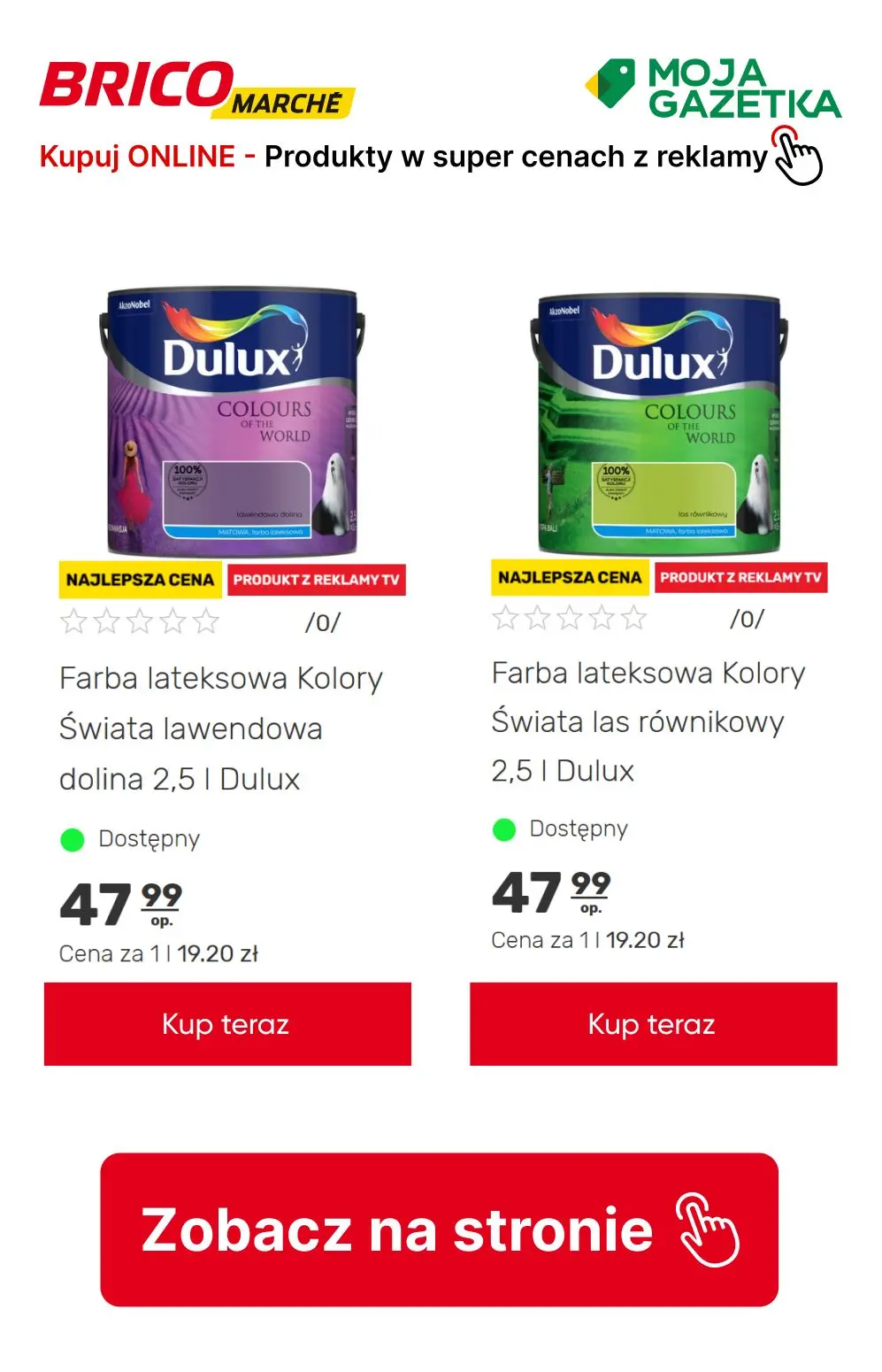 gazetka promocyjna BRICOMARCHE Sprawdź PRODUKTY Z REKLAMY w super cenach! - Strona 20