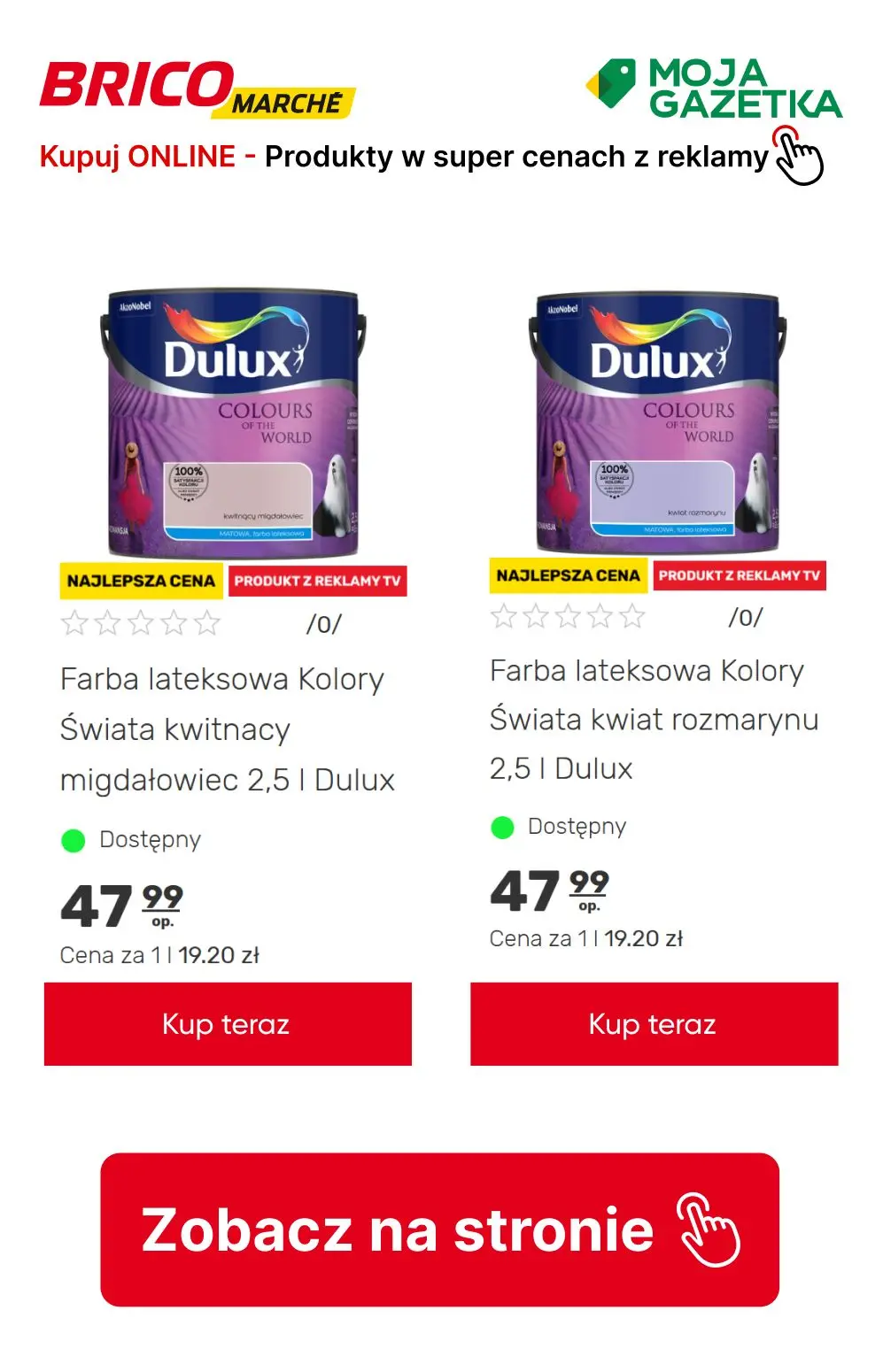 gazetka promocyjna BRICOMARCHE Sprawdź PRODUKTY Z REKLAMY w super cenach! - Strona 21