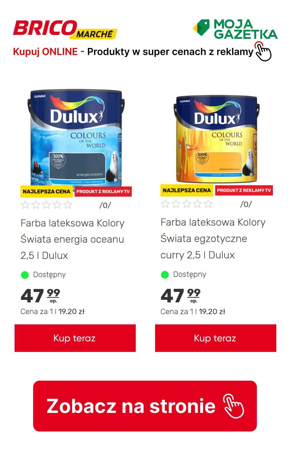 gazetka promocyjna BRICOMARCHE Sprawdź PRODUKTY Z REKLAMY w super cenach! - Strona 24