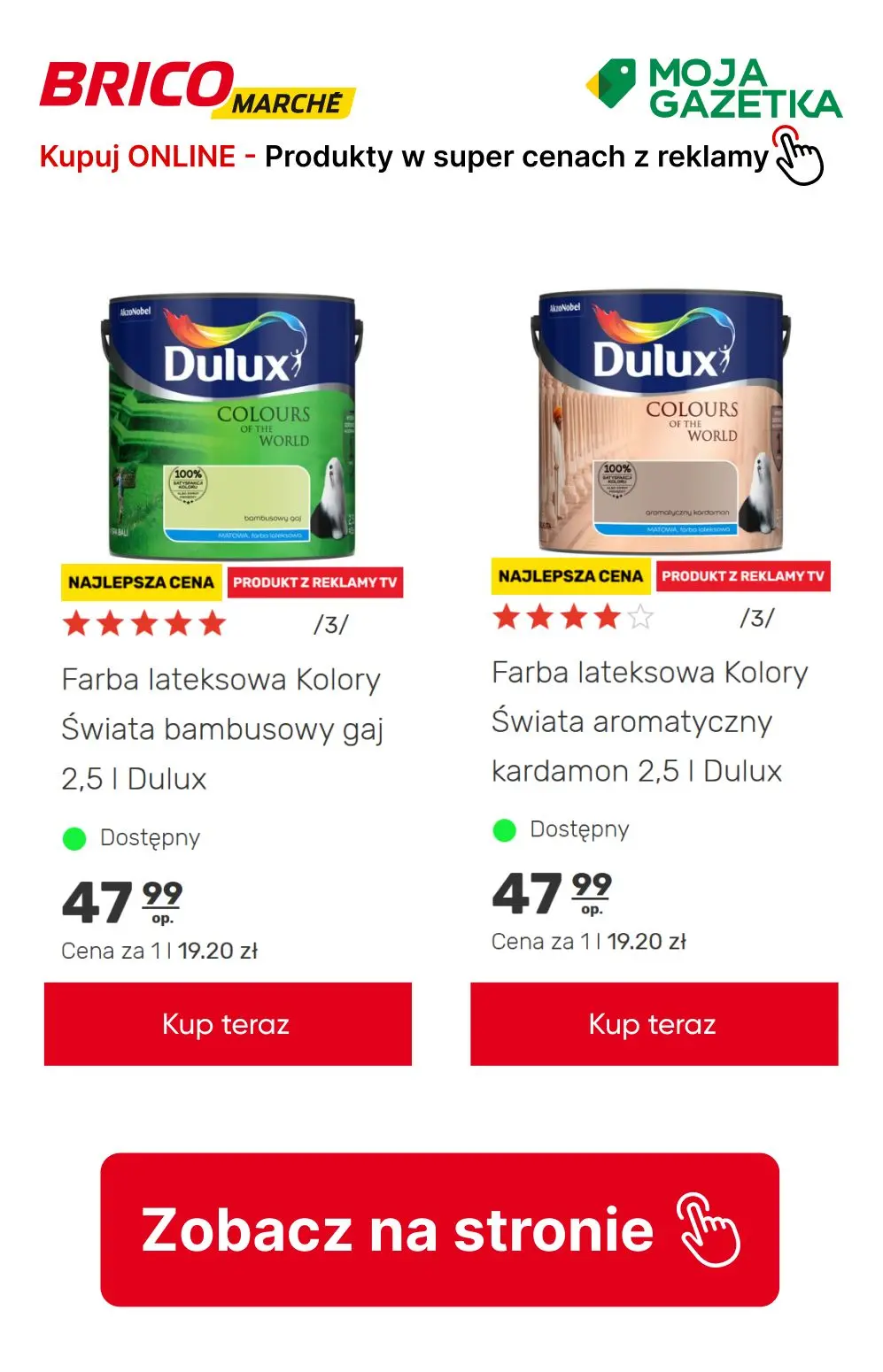 gazetka promocyjna BRICOMARCHE Sprawdź PRODUKTY Z REKLAMY w super cenach! - Strona 32