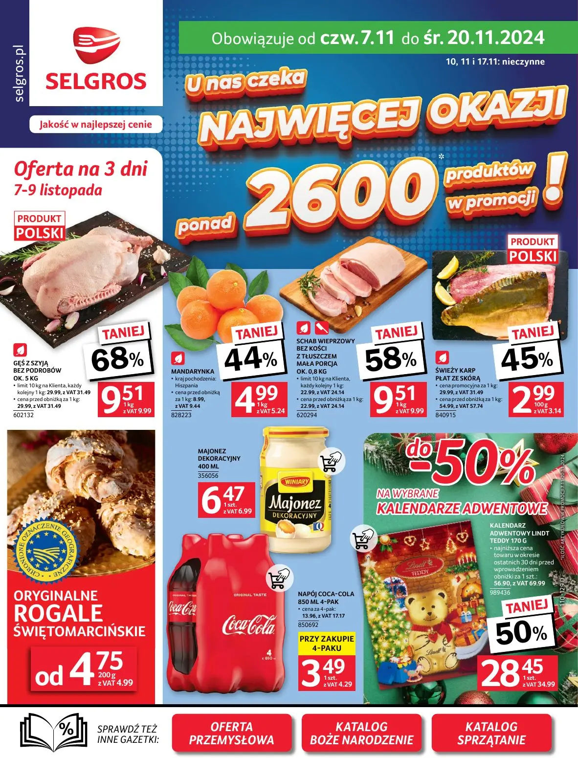 gazetka promocyjna SELGROS Oferta Spożywcza - Strona 1