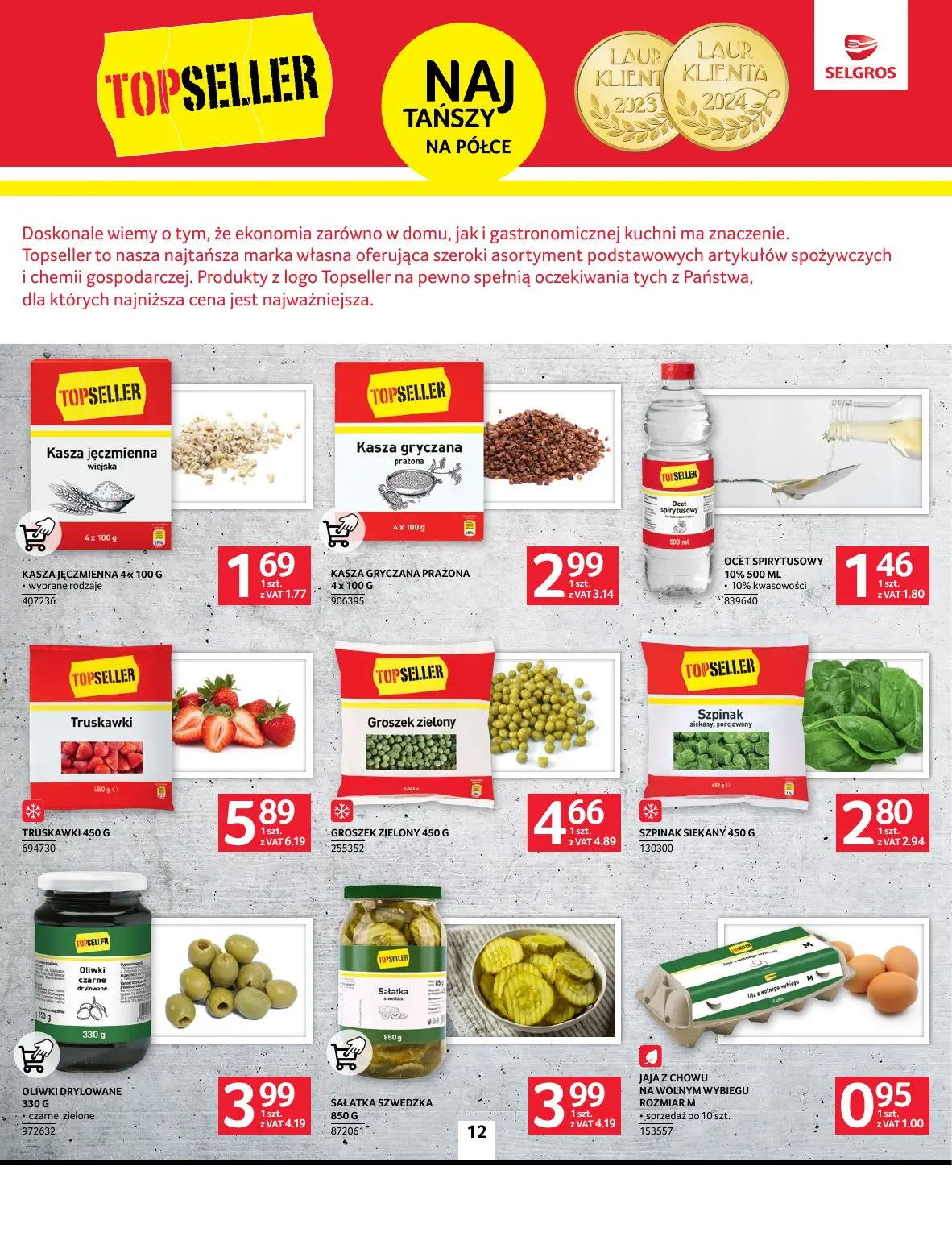 gazetka promocyjna SELGROS Oferta Spożywcza - Strona 12