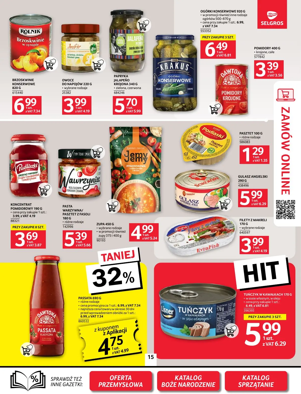 gazetka promocyjna SELGROS Oferta Spożywcza - Strona 15