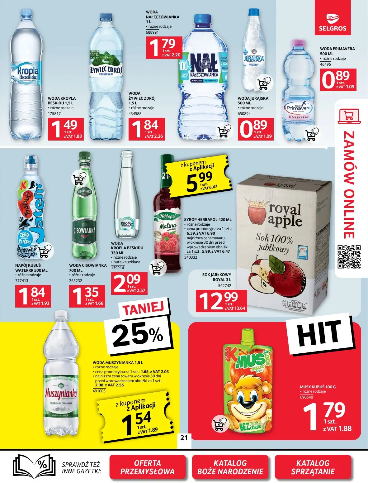 gazetka promocyjna SELGROS Oferta Spożywcza - Strona 21