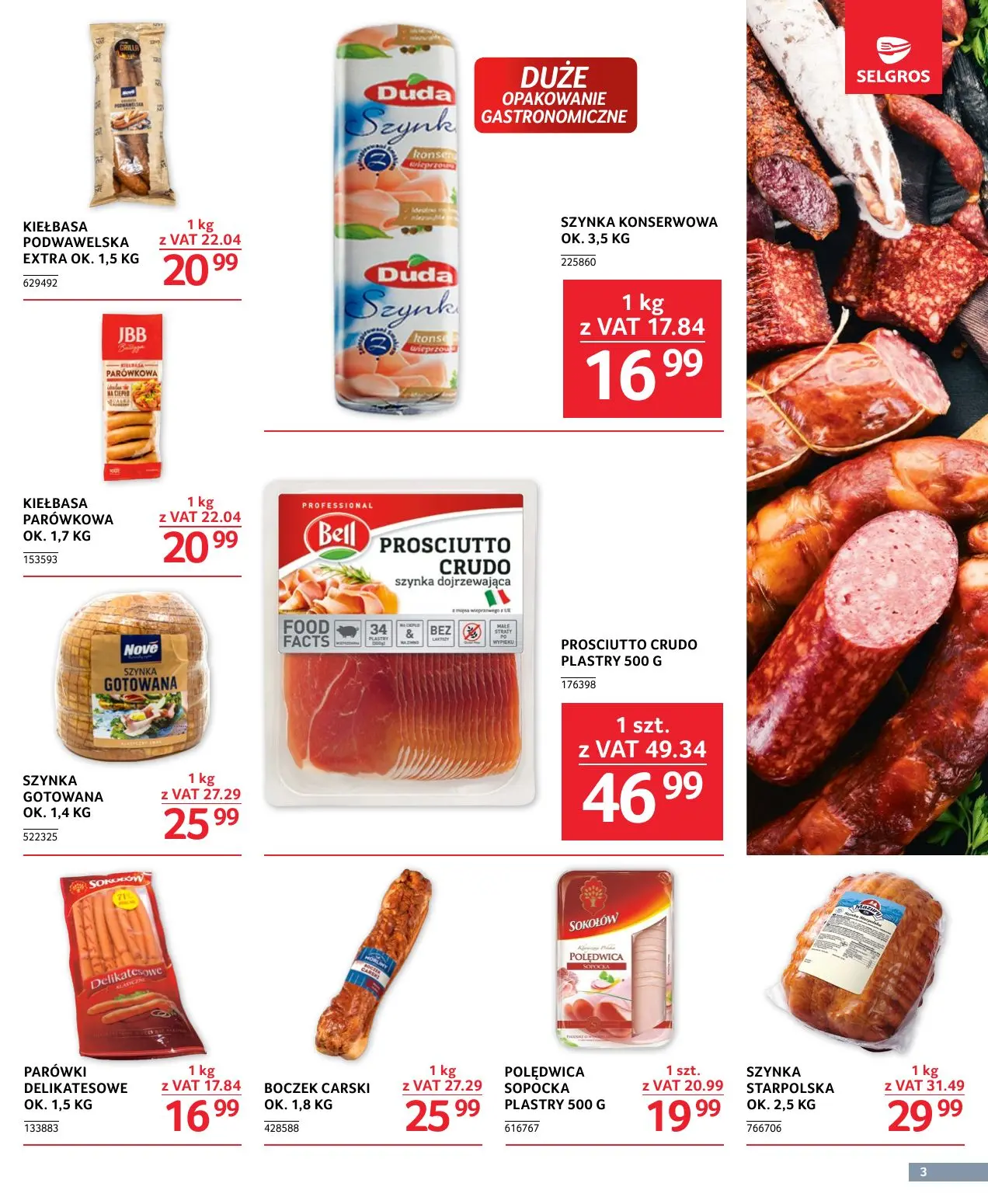 gazetka promocyjna SELGROS Oferta dla gastronomii - Strona 3