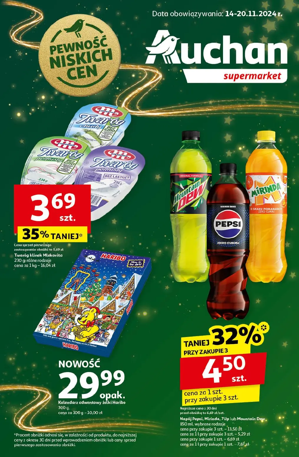 gazetka promocyjna Auchan Supermarket Pewność niskich cen - Strona 1