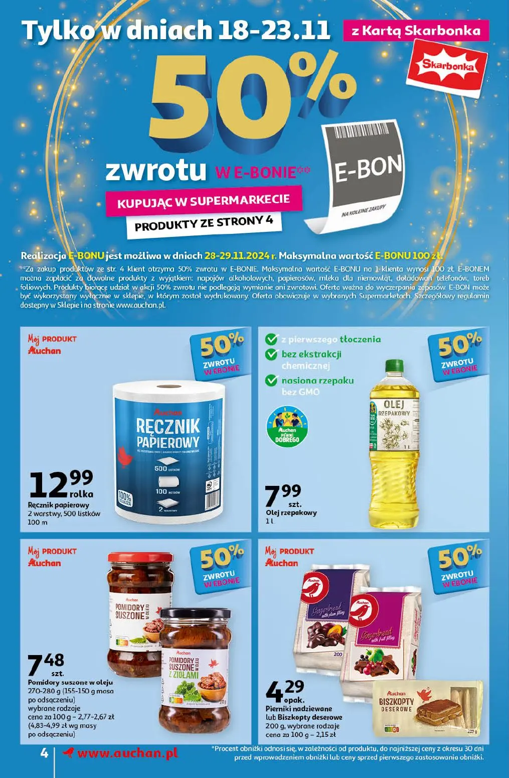 gazetka promocyjna Auchan Supermarket Pewność niskich cen - Strona 4