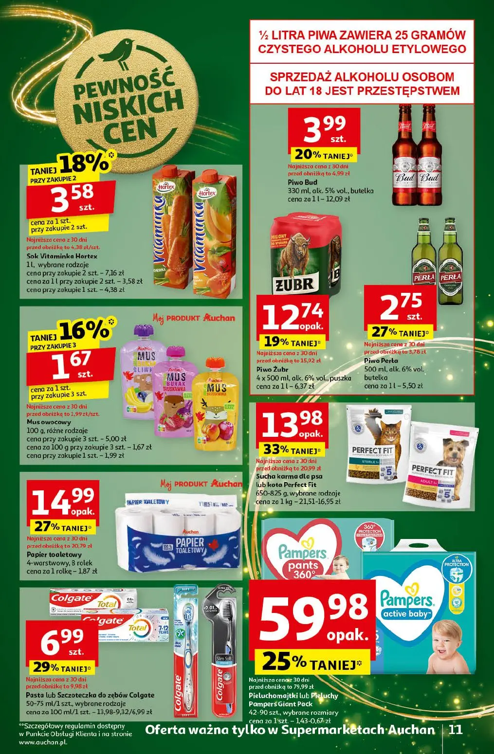 gazetka promocyjna Auchan Supermarket Pewność niskich cen - Strona 13